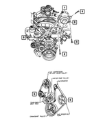 53013581AA - : Alternator Pulley Cap for Mopar Image