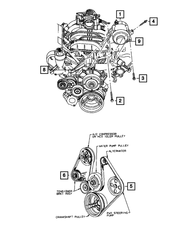 6504344 - Electrical: Hex Head Screw And Washer for Mopar Image