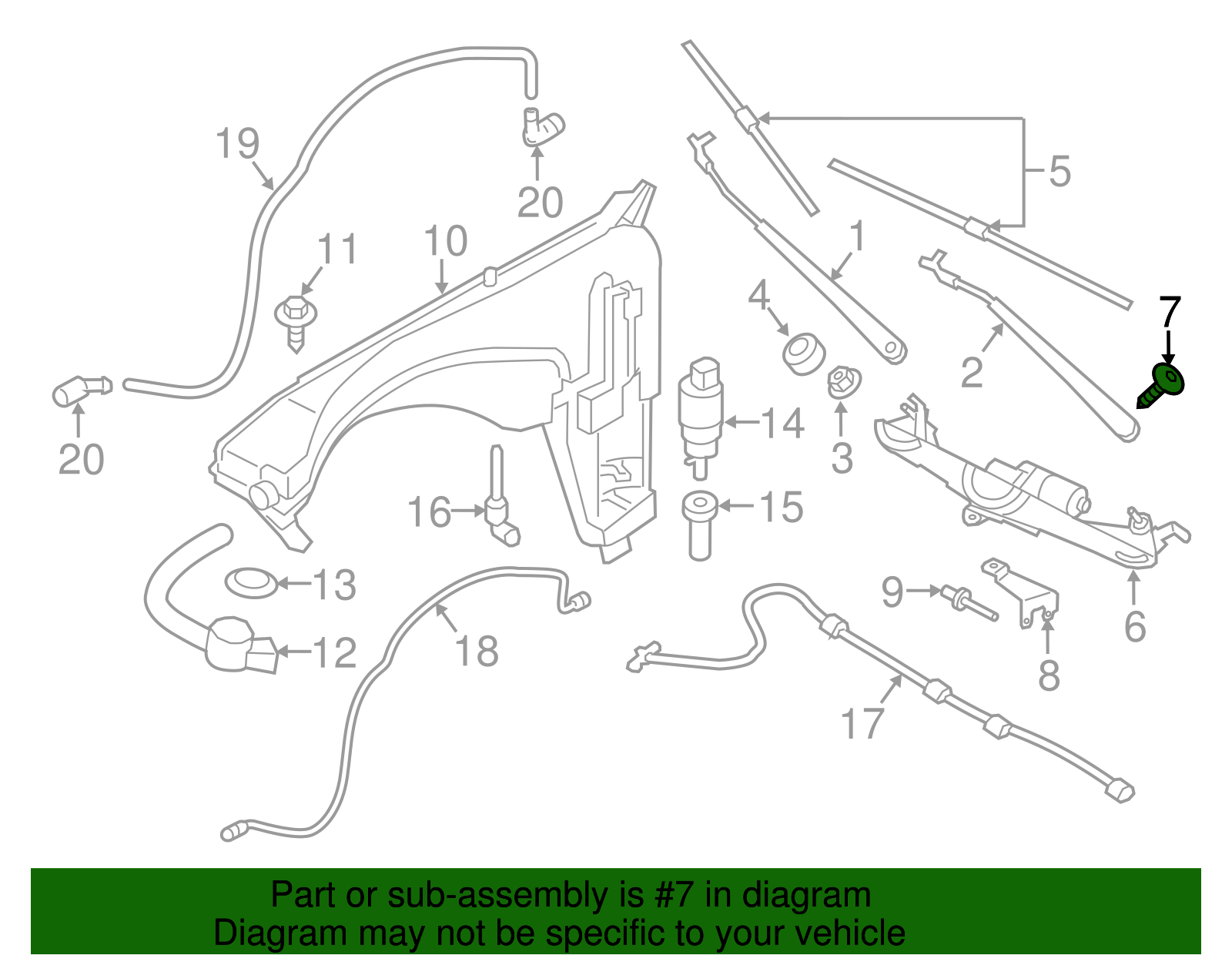 Linkage Assembly Screw - BMW (7149205320)
