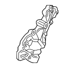 99610721255 - Engine: Oil Pump Cover for Porsche: 911, Boxster Image