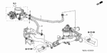 19506PLC901 - Engine: HOSE, ROTARY AIR CONTROL VALVEIN. for Honda Image
