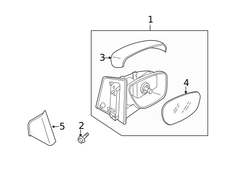Outside Mirrors for 2009 Mazda CX-9 #0