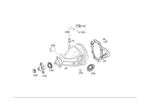 Rear Axle Differential for 2016 Mercedes-Benz GLE450 AMG #0