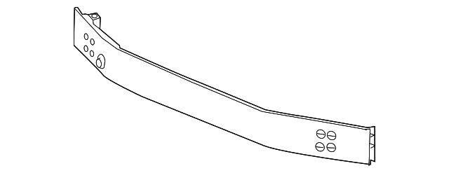 2016-2019 Chevrolet Volt Front Bumper Impact Bar 23382104 GM ...