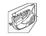 DG1Z5423942EB - Body: Door Trim Panel for Ford: Police Interceptor Sedan, Special Service Police Sedan Image