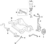 2903306501 - : Knuckle for Mercedes-Benz Image