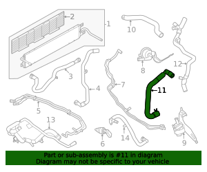 8a577a Range Rover 2024-2025 Lincoln Nautilus Drive Motor Inverter Coolant Line Adapter ...