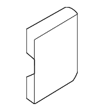 12472982 - Body: Lock Cover for Cadillac: Escalade | Chevrolet: Silverado 1500, Silverado 1500 Classic, Silverado 1500 HD, Silverado 1500 HD Classic, Silverado 2500 HD, Silverado 2500 HD Classic, Silverado 3500, Silverado 3500 Classic, Silverado 3500 HD, Tahoe | GMC: Sierra 1500, Sierra 1500 Classic, Sierra 1500 HD, Sierra 1500 HD Classic, Sierra 2500 HD, Sierra 2500 HD Classic, Sierra 3500, Sierra 3500 Classic, Sierra 3500 HD, Yukon Image