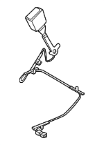 72115A24DA0 - : Seat Belt Receptacle for BMW Image