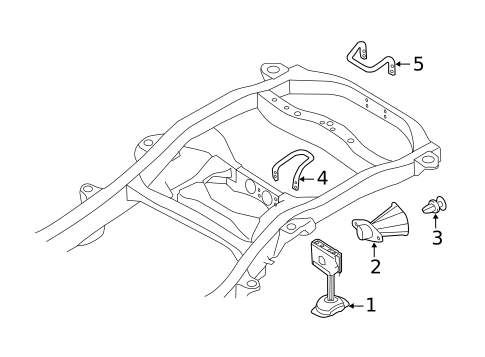Spare Tire Carrier for 2015 INFINITI QX80 #0