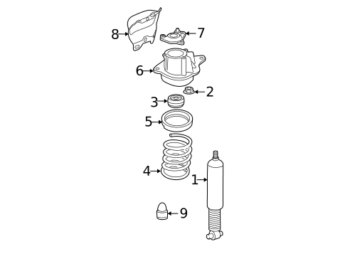 Shocks & Struts for 2006 Volvo S60 #0