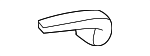 81621TA0A01ZA - Body: Seat Height Adjuster Handle for Honda Image