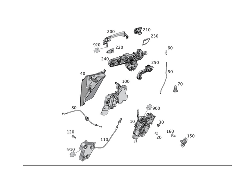 Locking System for 2017 Mercedes-Benz GLE550e #0