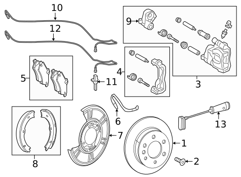 Front Brakes for 2020 Mercedes-Benz Sprinter 2500 #3