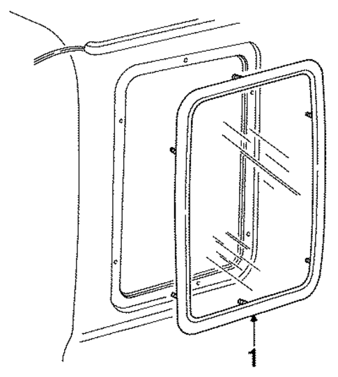 Side Glass for 1995 Ford F-250 #0