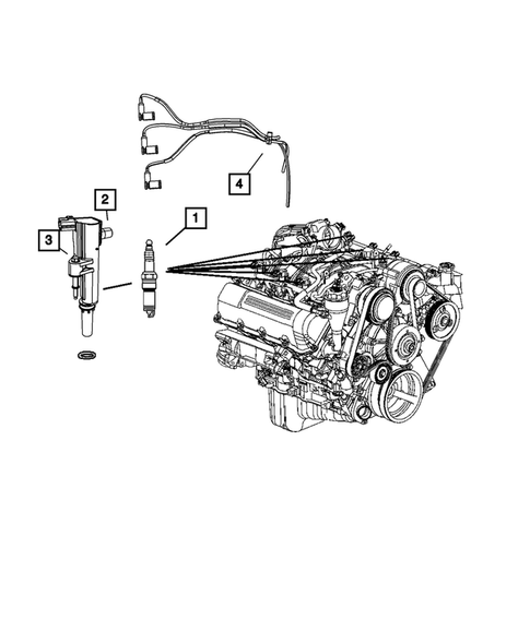 Ignition - Spark Plugs, Cables, Coils, and Glow Plugs for 2009 Dodge Nitro #0