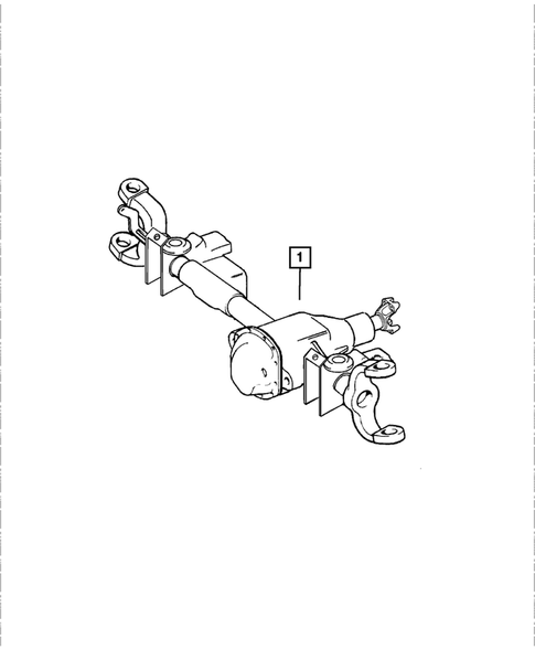 Front Axle Assembly for 2001 Dodge Ram 2500 #1