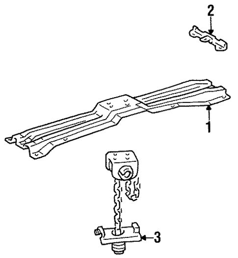 Carrier & Components for 1996 Lexus LX450 #0