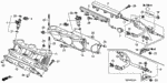 16450R70A01 - Engine: INJECTOR ASSY., FUEL for Acura Image