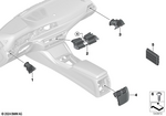 64225A8E299 - Heater and Air Conditioning: Fresh-Air Vent, Driver Side for BMW Image