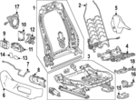 13553625 - Body: Seat Back Frame for Chevrolet: Colorado | GMC: Canyon Image