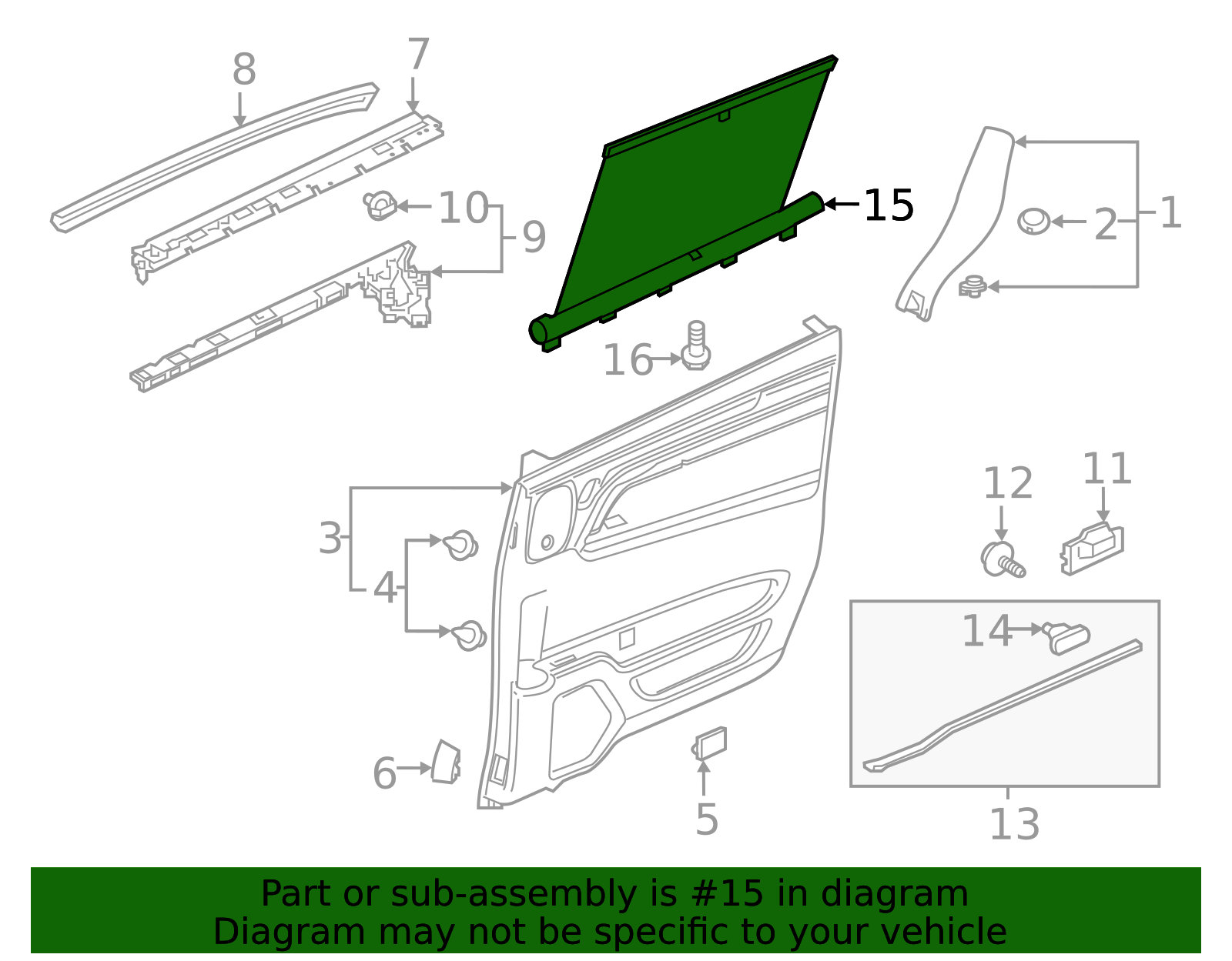 83730-THR-A01ZA - 2018-2024 Honda Odyssey - Sunshade Assembly R