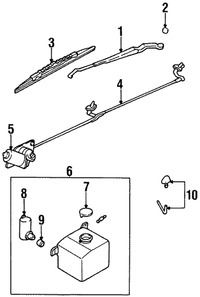 K01467345 - : Wiper Motor for Kia Image