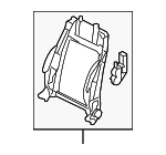 8K0881515A - Body: Seat Back Frame for Audi: A4, A4 Quattro, allroad, Q5, S4, SQ5 Image