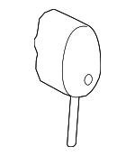 8K0881921B38M - Body: Headrest Cover for Audi: A4, A4 Quattro, Q5, S4 Image