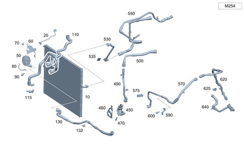 Air Pump, Water Pump and Detachable Body Components for 2024 Mercedes-Benz GLE350 #0