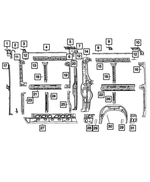 68109663AA - Body Sheet Metal Except Doors: Side Panel Reinforcement for Mopar Image