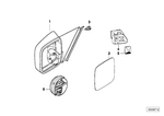 51168184899 - : Electronic.Exterior Heatable Mirror Left for BMW Image
