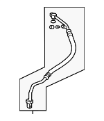 73424AL01B - : Discharge Hose for Subaru: Legacy, Outback Image