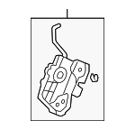 72610SWAA01 - : 2007-2011 Honda CR-V - Latch Assembly R Rear Door Power for Honda: CR-V Image