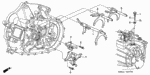 24201PPP010 - Transmission - Manual: FORK, FIFTH-REVERSE GEARSHIFT for Acura Image