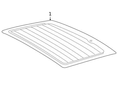 Glass & Hardware - Back for 2013 Porsche 911 #1