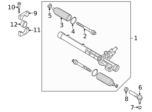 Steering Gear & Linkage for 2011 Audi R8 #0