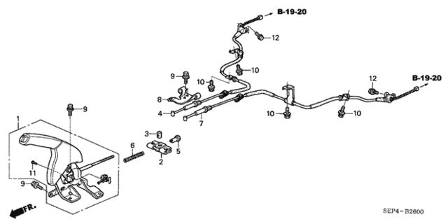 Parking Brake for 2004 Acura TL #0