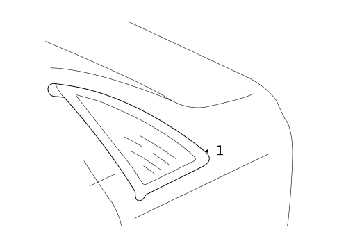 Glass & Hardware for 2006 Audi A6 Quattro #0