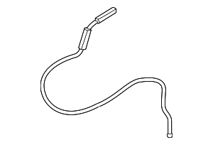 95851153500 - Body: Hood Release Cable for Porsche Image