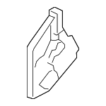 95851163300 - Body: Lock Plate for Porsche: Cayenne Image