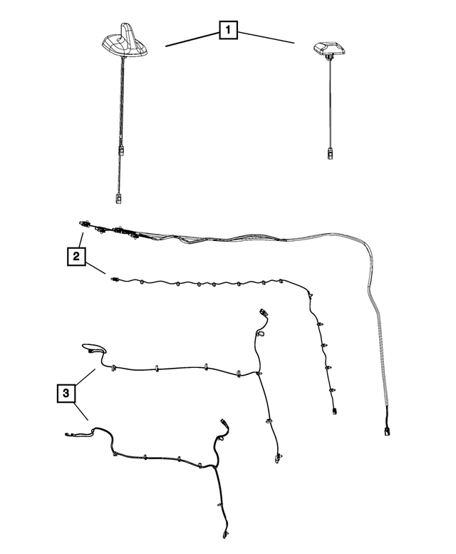68148257AD - Electrical: Jumper Cable for Mopar Image image