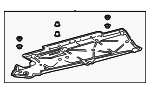 5816506040 - Body: Under Cover for Toyota Image