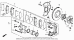 45022SM4527 - Chassis: PAD SET, FR. for Honda Image