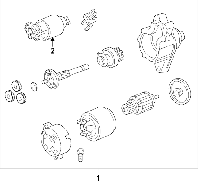 28150WB001 - : Starter Solenoid for Toyota Image