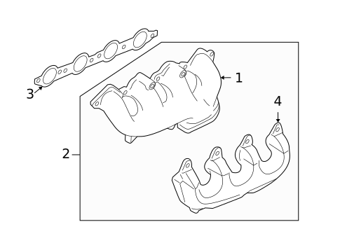 Exhaust Manifolds for 2010 Chevrolet Camaro #0