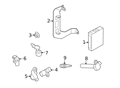 Ignition System for 2013 Subaru Legacy #0