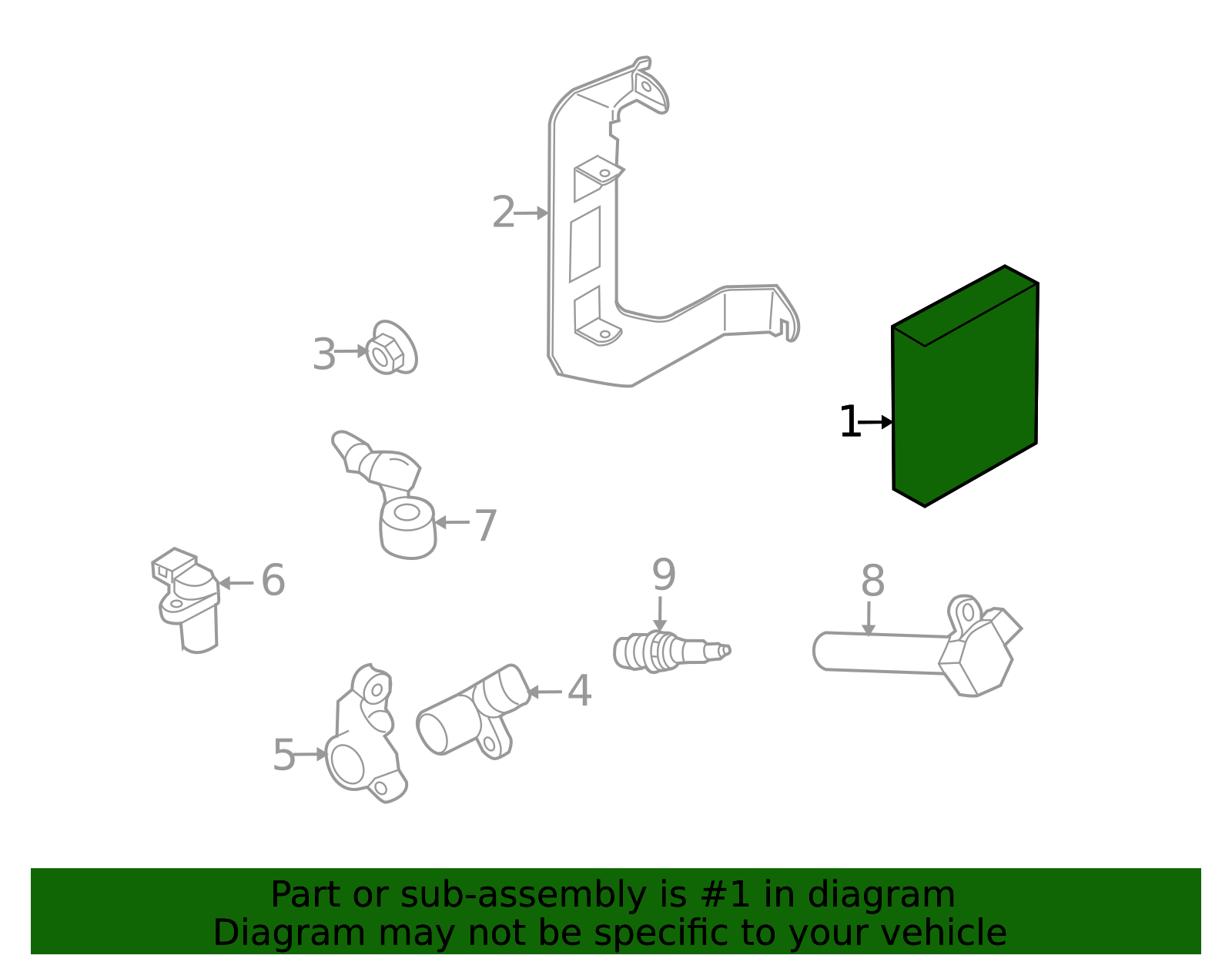 2012-2014 Subaru Ecm 22765AC67C | Subaru Parts Store
