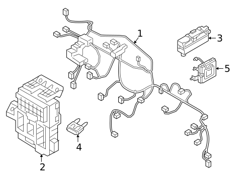 Wiring Harness for 2021 Hyundai Tucson #1