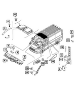 6509688AA - Interior Trim: Nut for Mopar Image